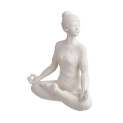 Deko Statue Höhe 24cm LOTUS In Weiß 10 Deko Statue Höhe 24cm LOTUS In Weiß -Möbelfach Serie Geschäft butlers deko statue hohe 24cm lotus in weiss 2