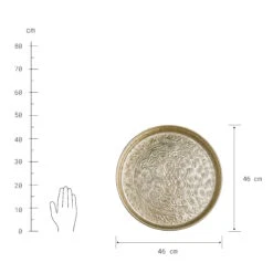 Deko Tablett Ø46cm ORIENTAL LOUNGE In Gold 7 Deko Tablett Ø46cm ORIENTAL LOUNGE In Gold -Möbelfach Serie Geschäft butlers deko tablett o46cm oriental lounge in gold 2