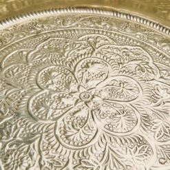 Deko Tablett Ø46cm ORIENTAL LOUNGE In Gold 9 Deko Tablett Ø46cm ORIENTAL LOUNGE In Gold -Möbelfach Serie Geschäft butlers deko tablett o46cm oriental lounge in gold 4