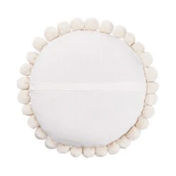 Kissen Ø45cm DAISY In Weiß -Möbelfach Serie Geschäft butlers kissen o45cm daisy in weiss 2