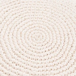 Kissen Ø45cm DAISY In Weiß -Möbelfach Serie Geschäft butlers kissen o45cm daisy in weiss 5