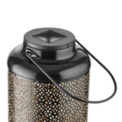 Solar-Laterne H 24cm SOLANA In Schwarz-Gold 7 Solar-Laterne H 24cm SOLANA In Schwarz-Gold -Möbelfach Serie Geschäft butlers solar laterne h 24cm solana in schwarz gold 3