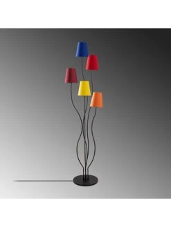 Standleuchte In Bunt - (B)44 X (H)160 Cm -Möbelfach Serie Geschäft opviq standleuchte in bunt b 44 x h 160 cm 3