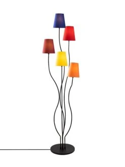 Standleuchte In Bunt - (B)44 X (H)160 Cm -Möbelfach Serie Geschäft opviq standleuchte in bunt b 44 x h 160 cm 5